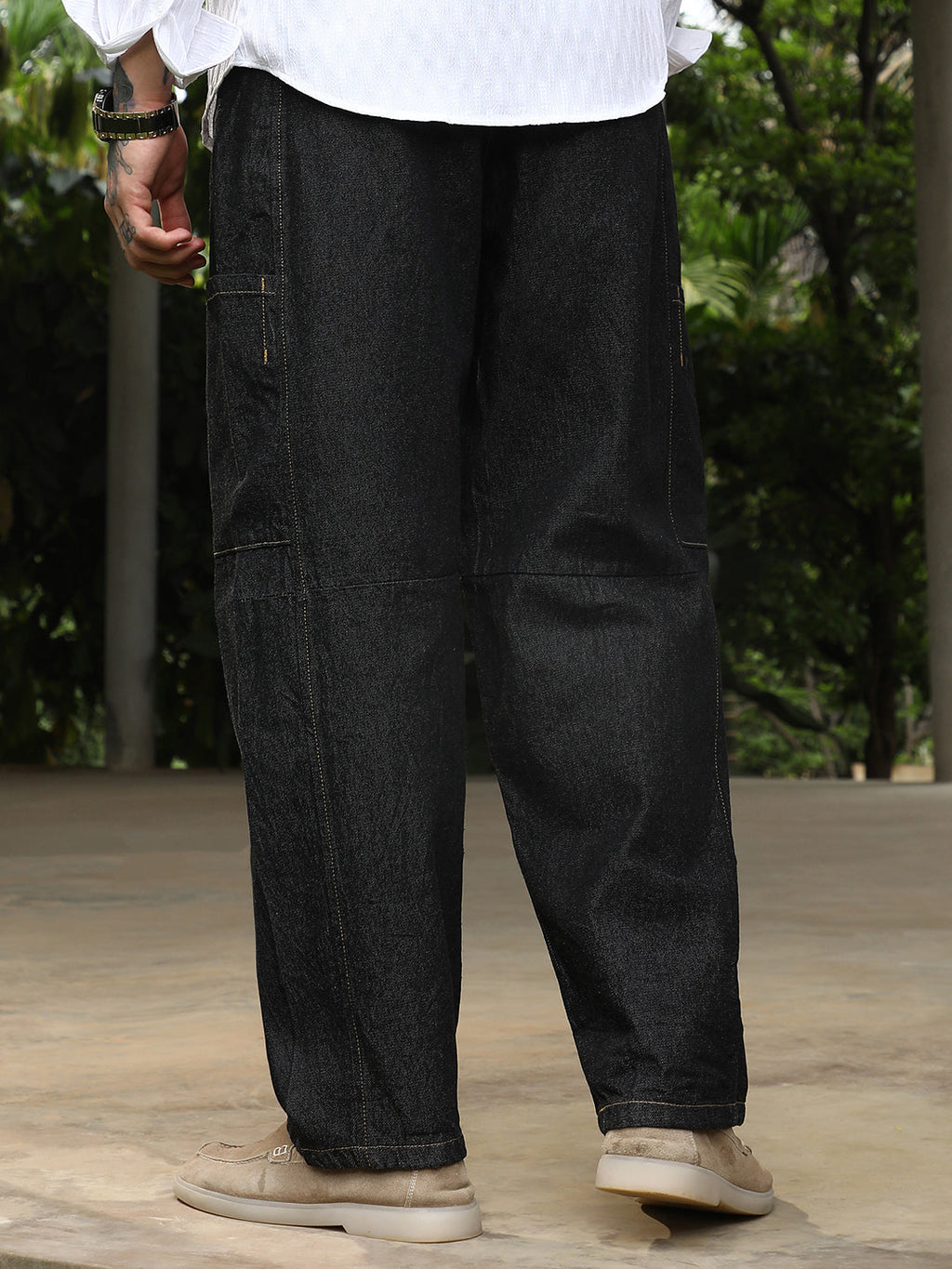 Baggy Cargo Denim Jeans