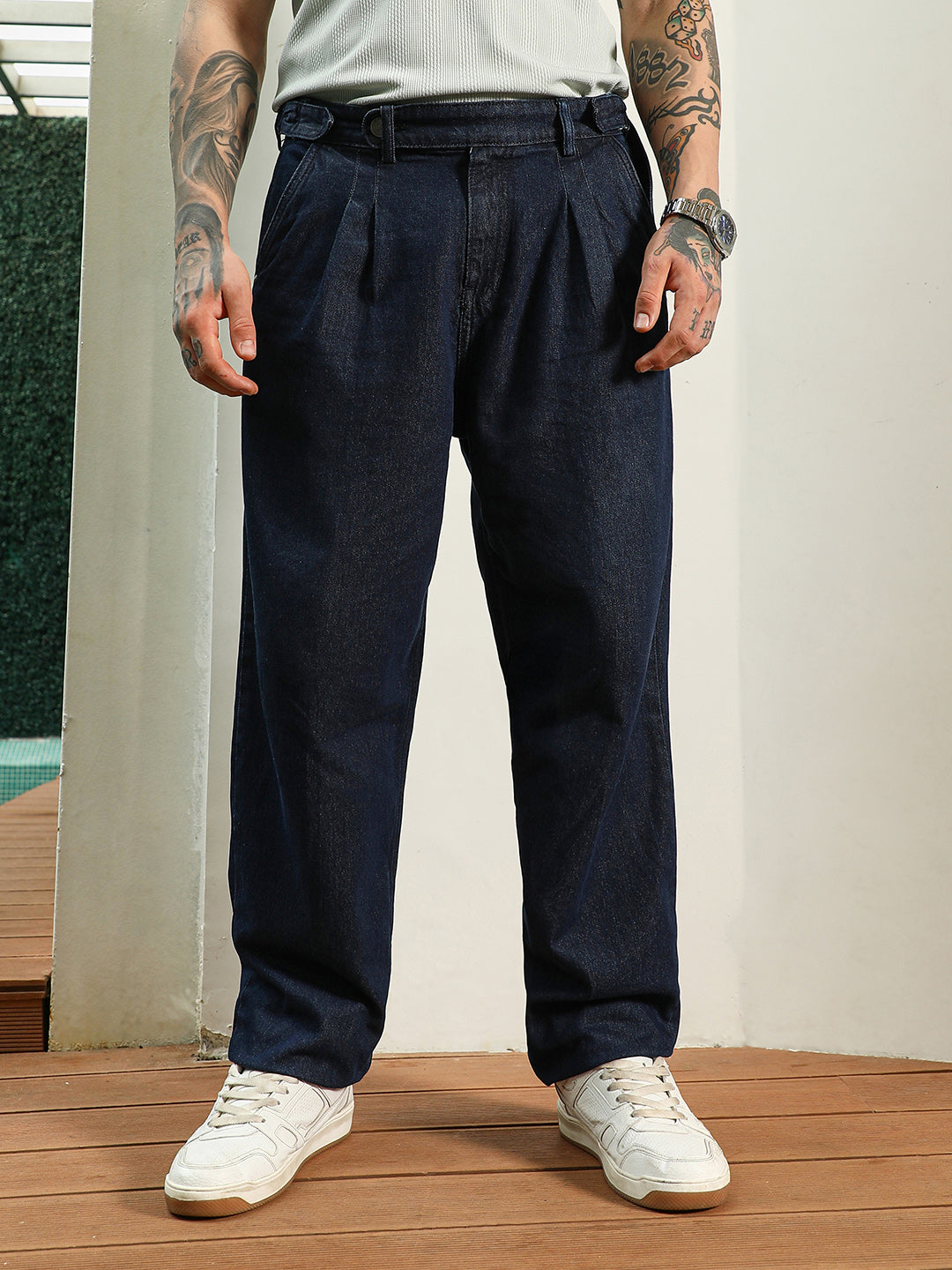 Dark Indigo Denim Jeans