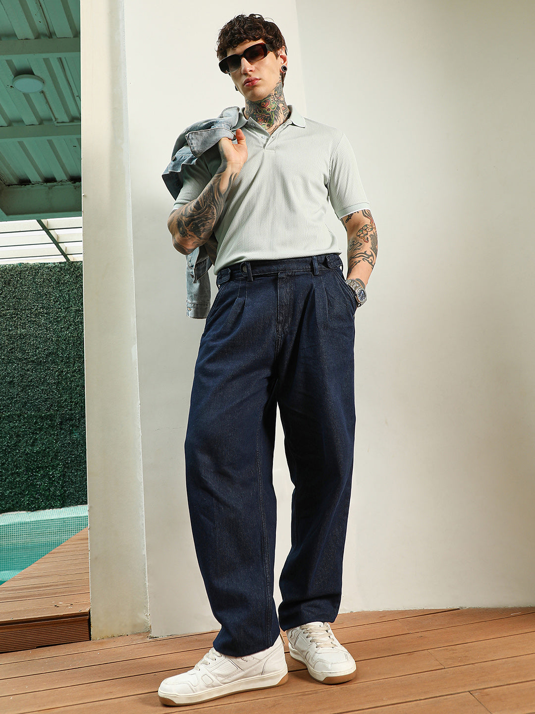 Dark Indigo Denim Jeans