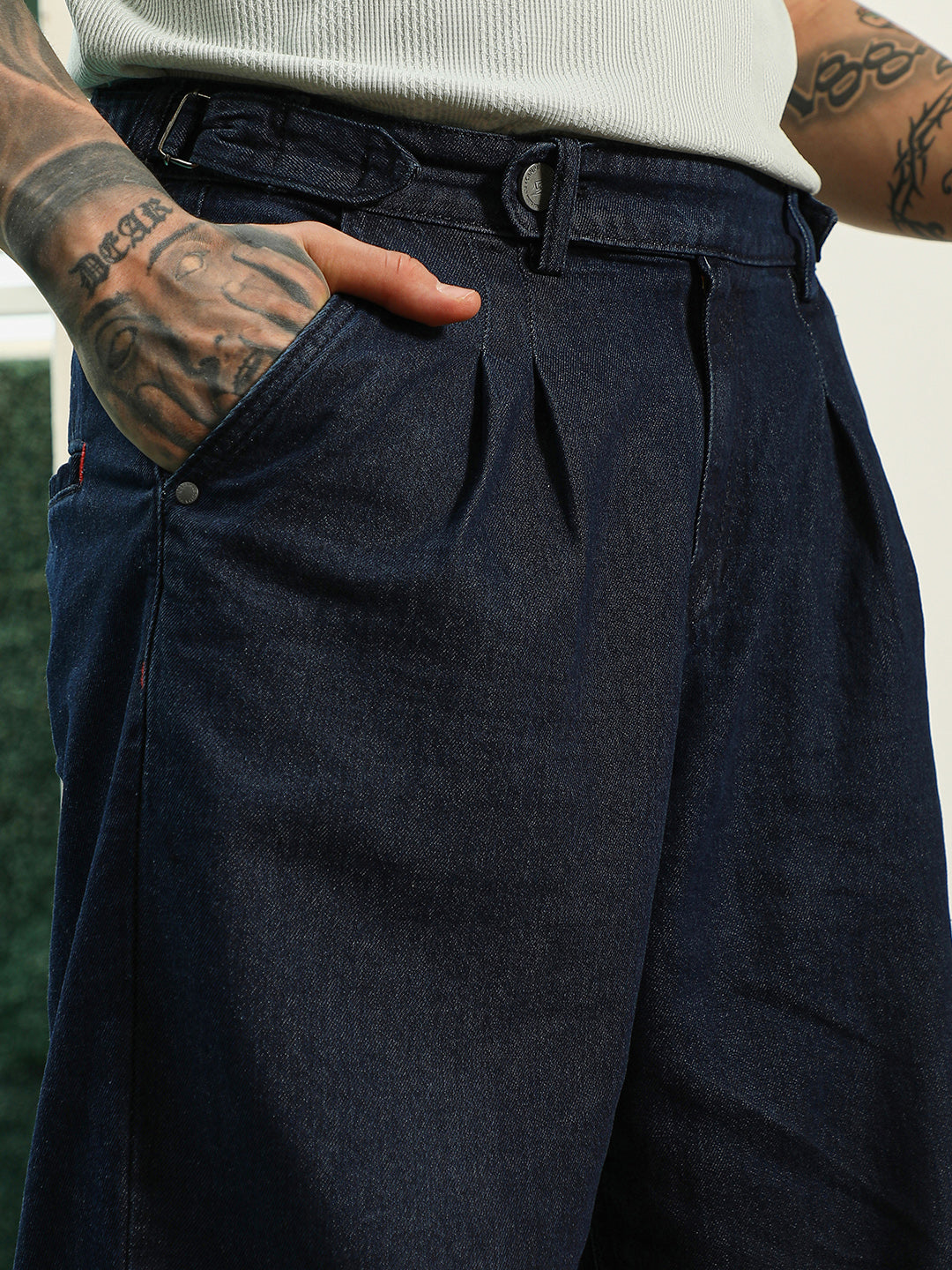 Dark Indigo Denim Jeans