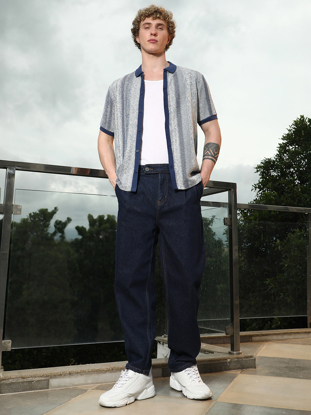 Dark Indigo Denim Jeans