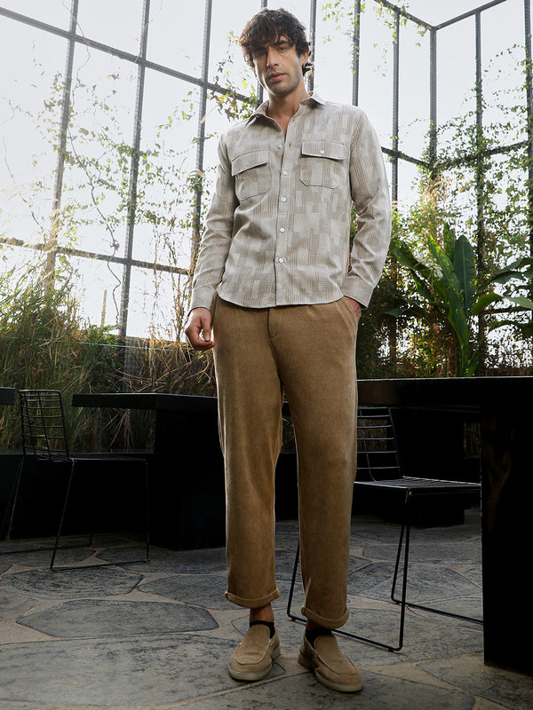 Weave-Block Utility Shirt