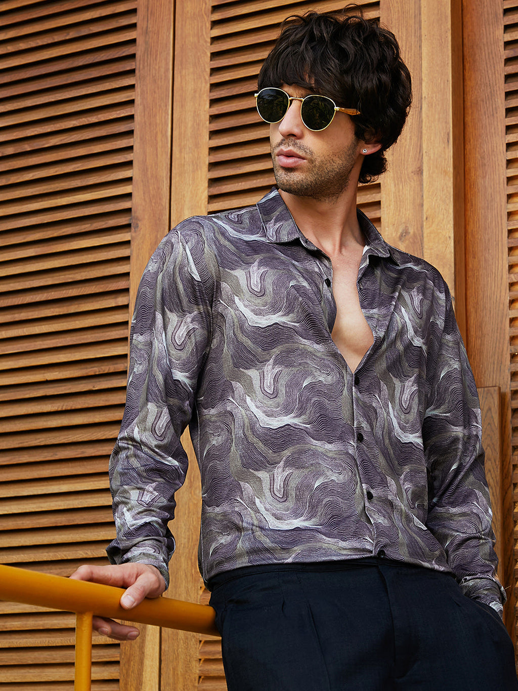 Flow-Lined Imprint Shirt