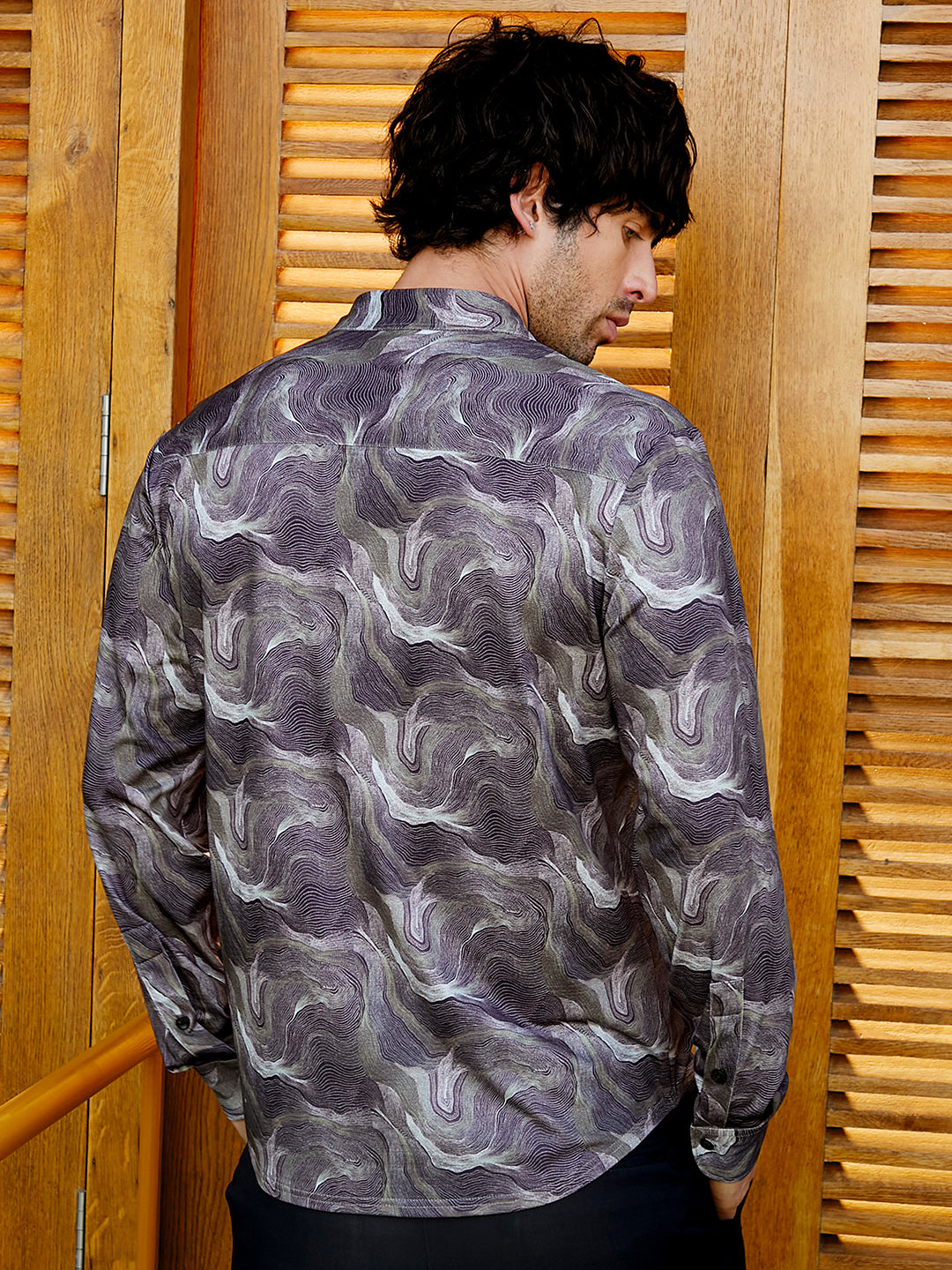 Flow-Lined Imprint Shirt