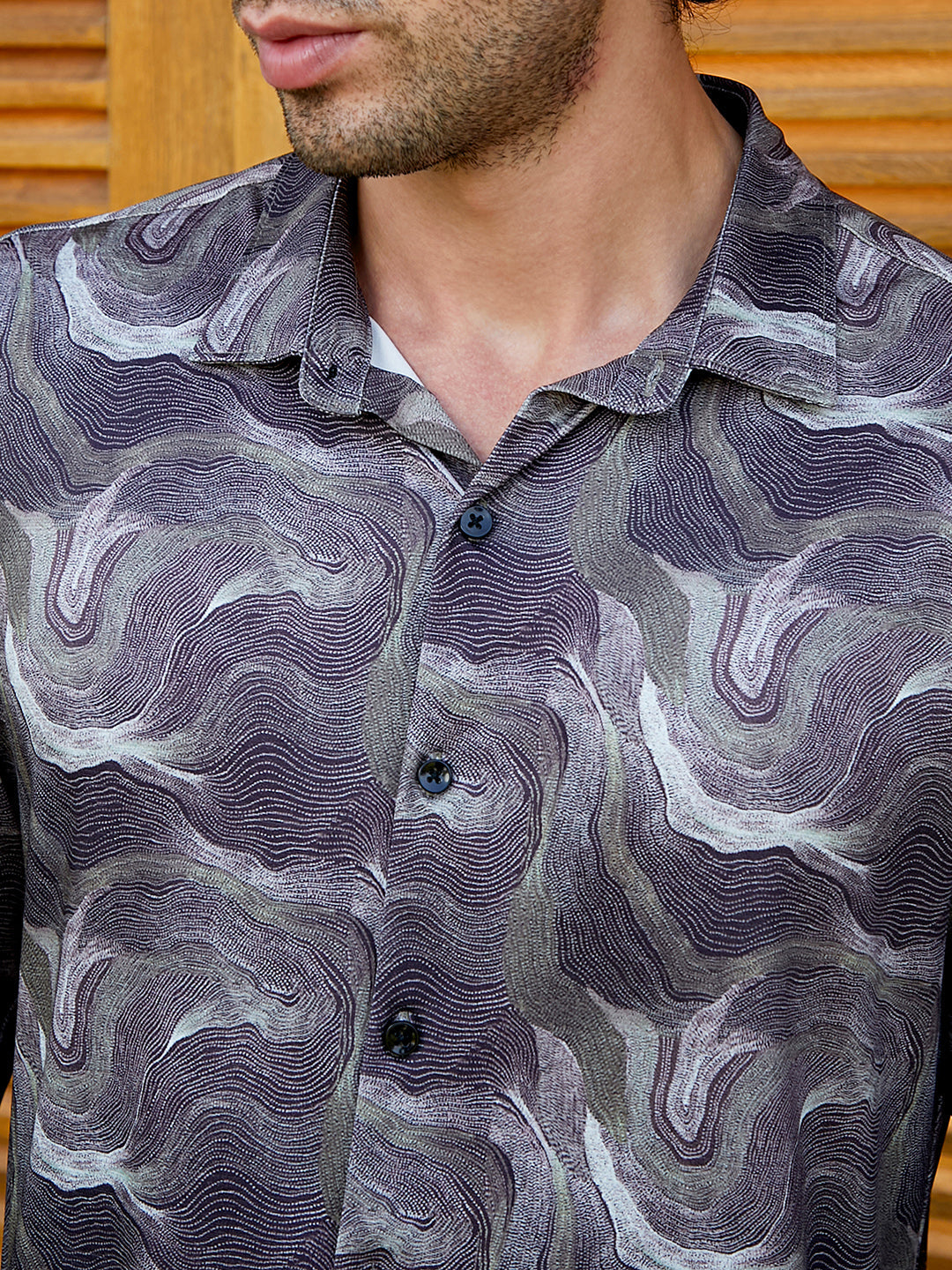 Flow-Lined Imprint Shirt