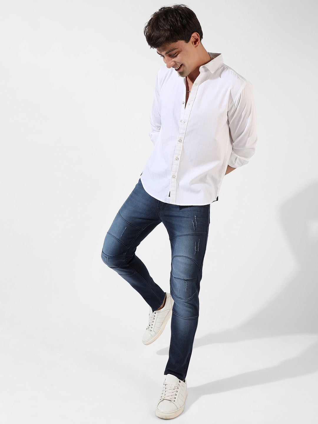 Jet Black Casual Shirt