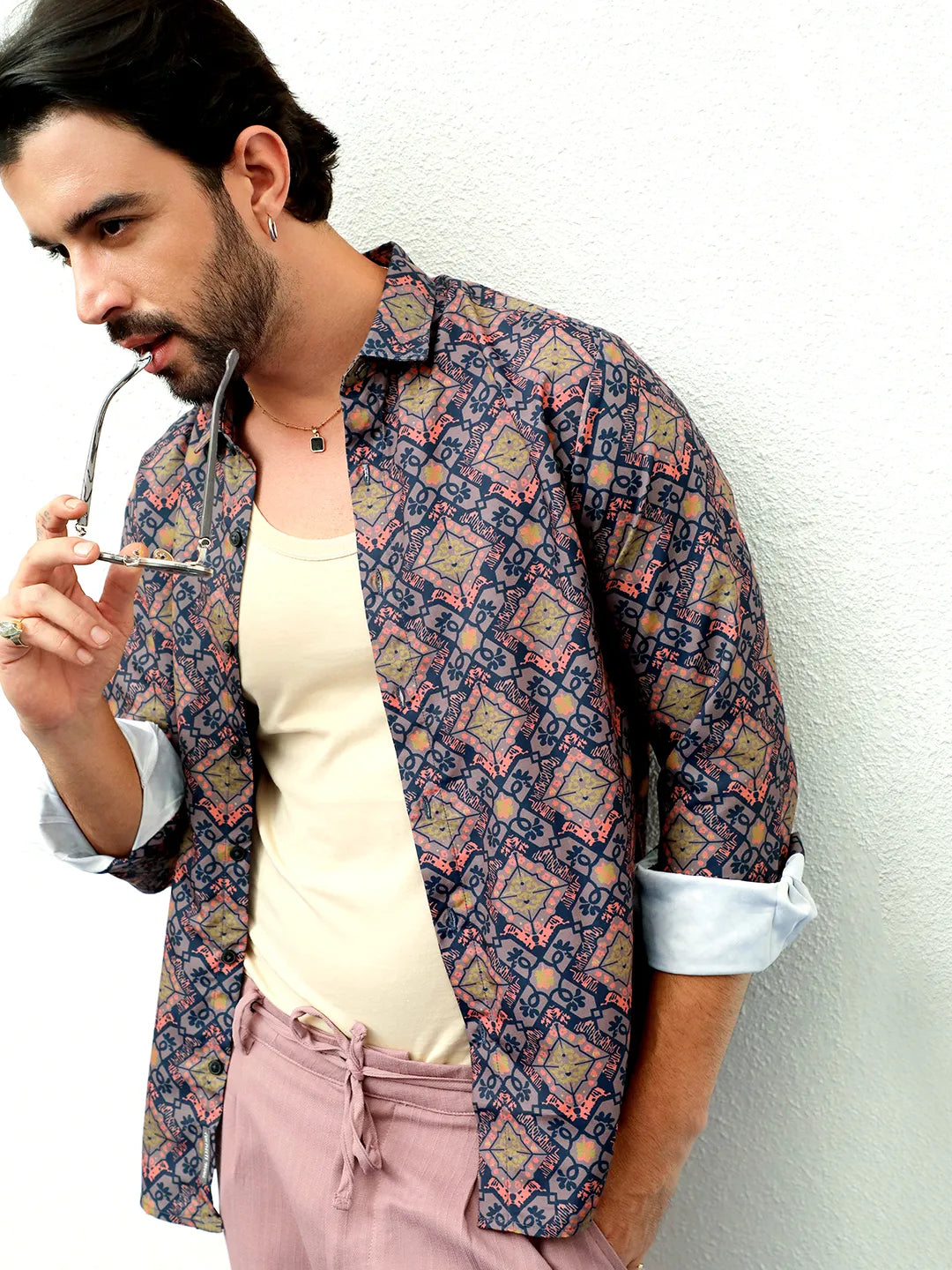 Ethnic Geometric Shirt