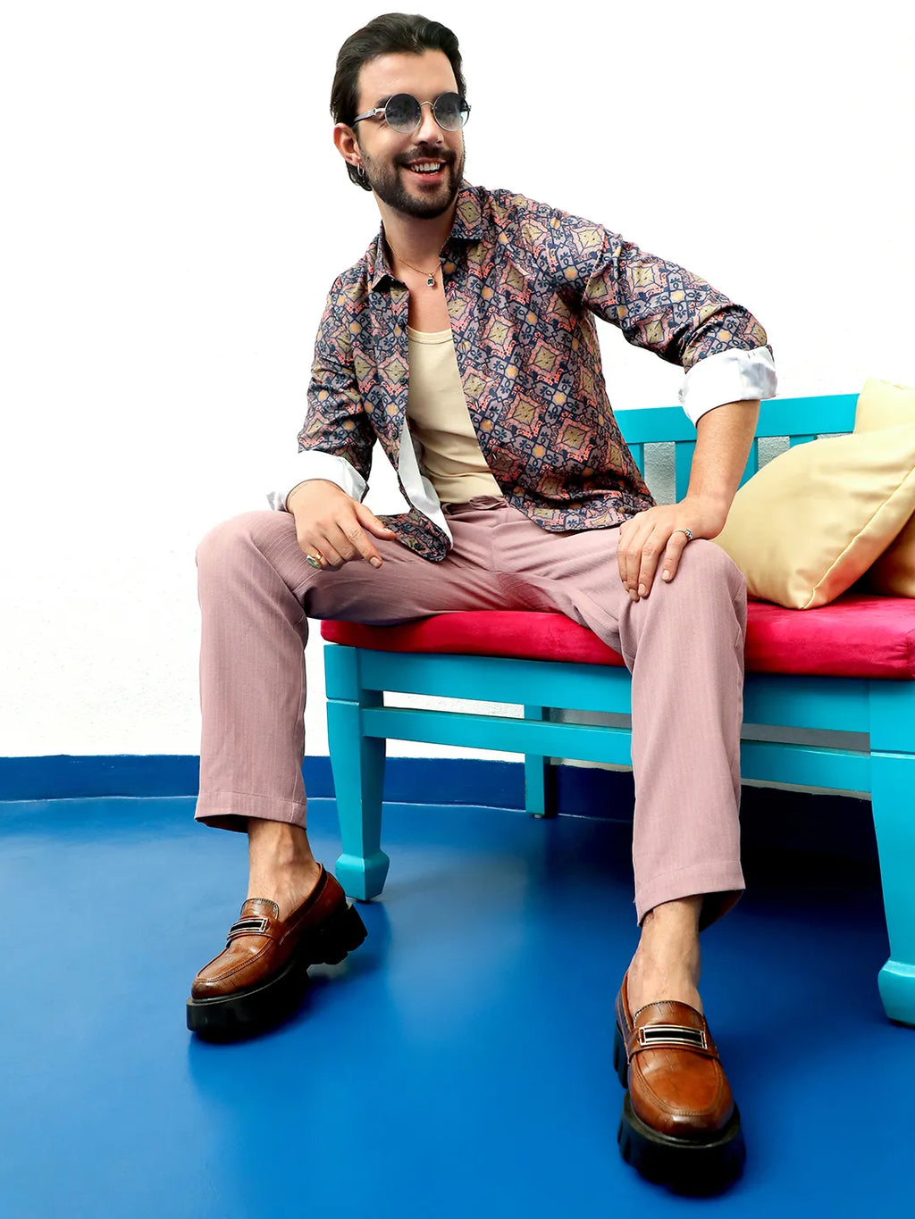 Ethnic Geometric Shirt