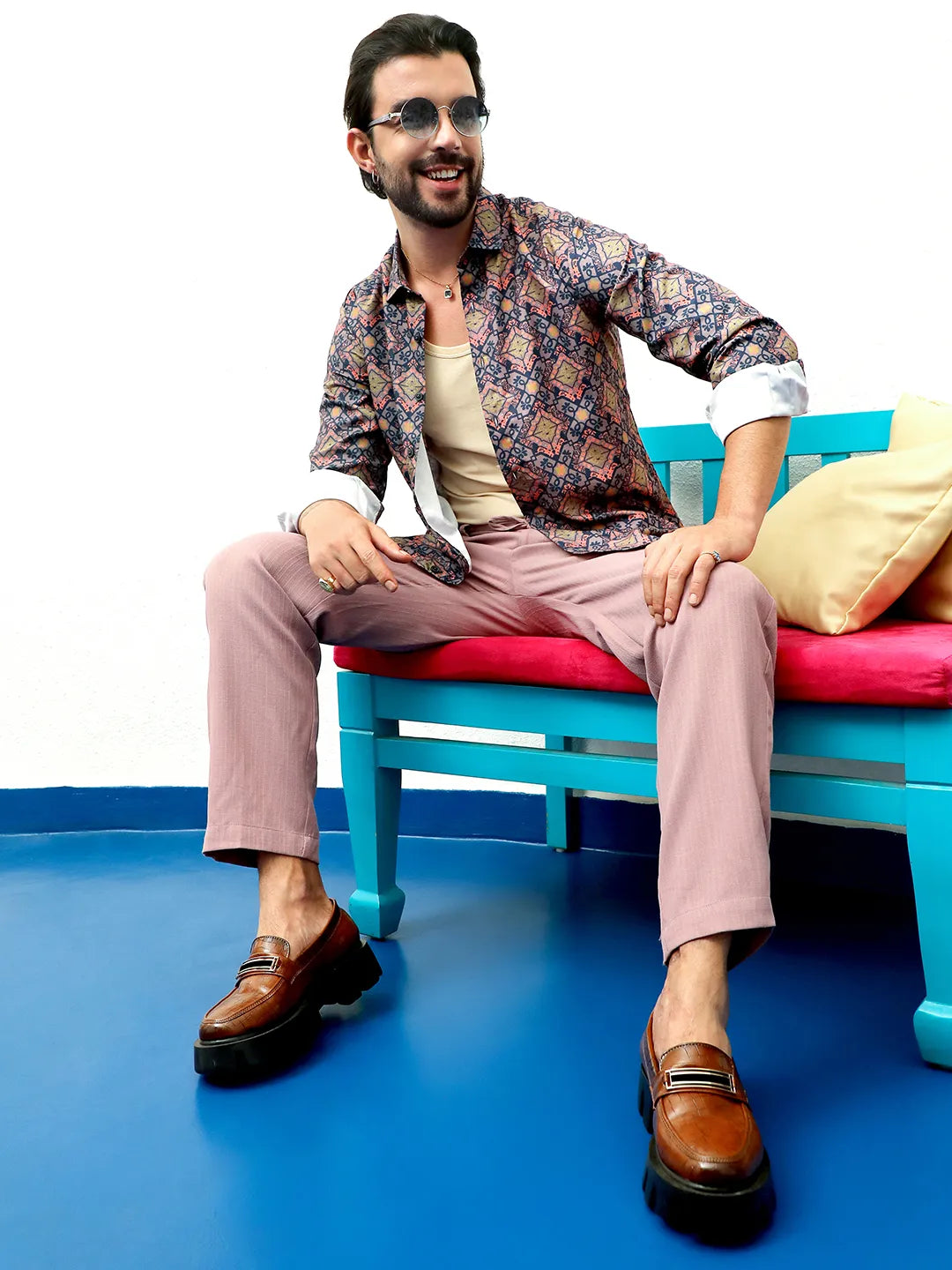 Ethnic Geometric Shirt