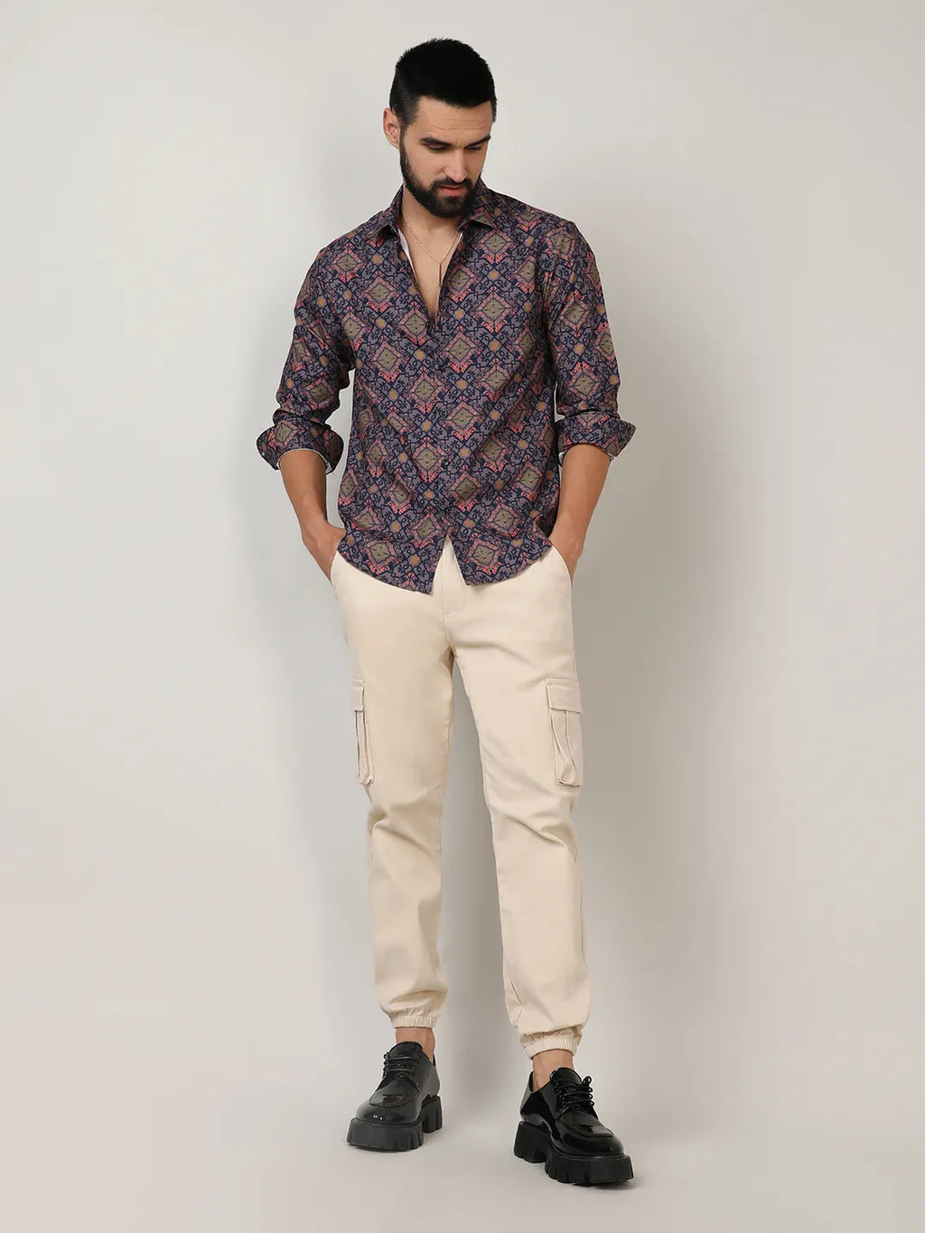 Ethnic Geometric Shirt