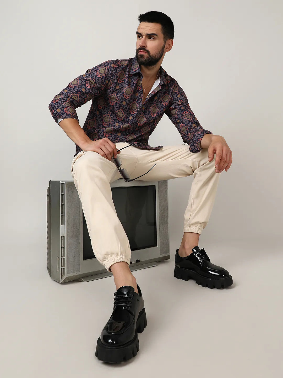 Ethnic Geometric Shirt