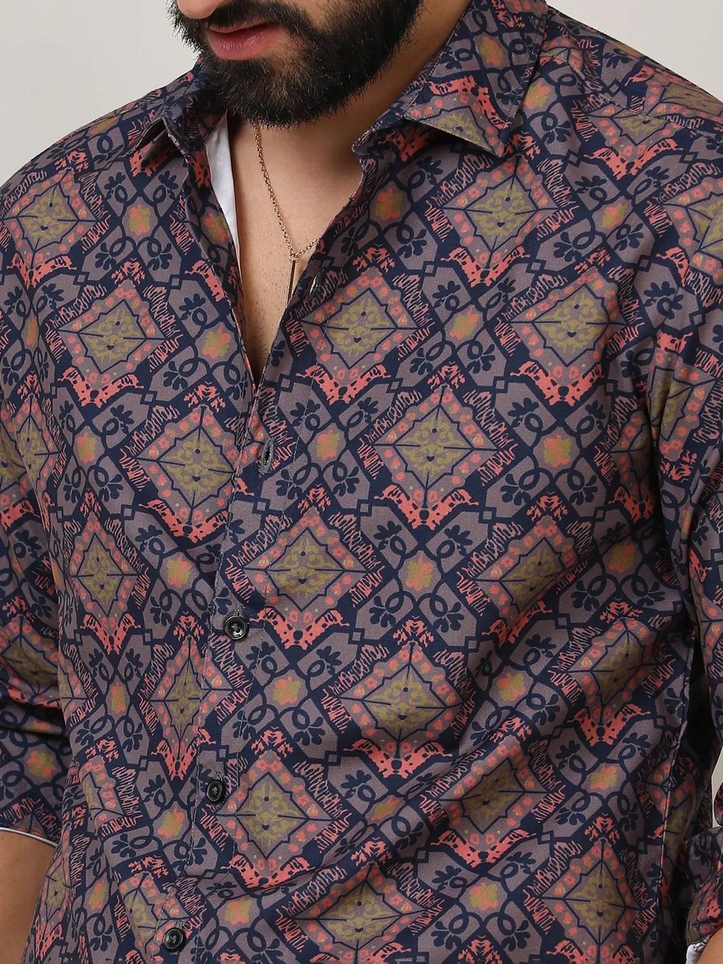Ethnic Geometric Shirt