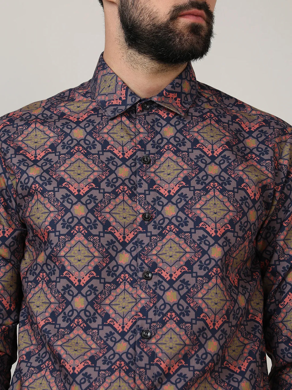 Ethnic Geometric Shirt