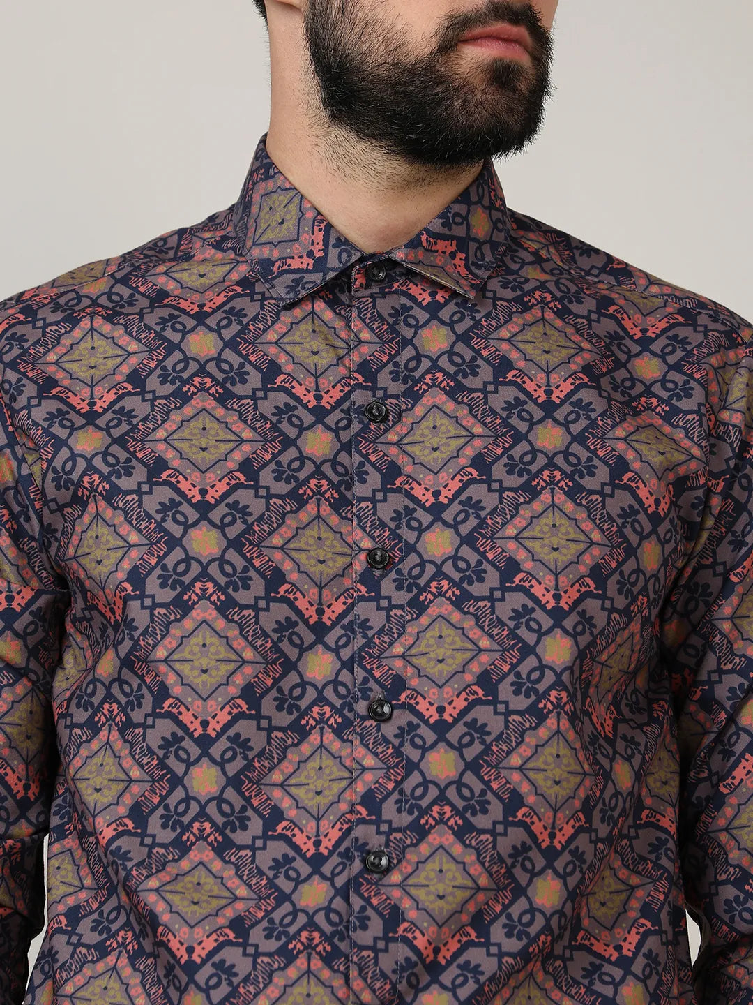 Ethnic Geometric Shirt