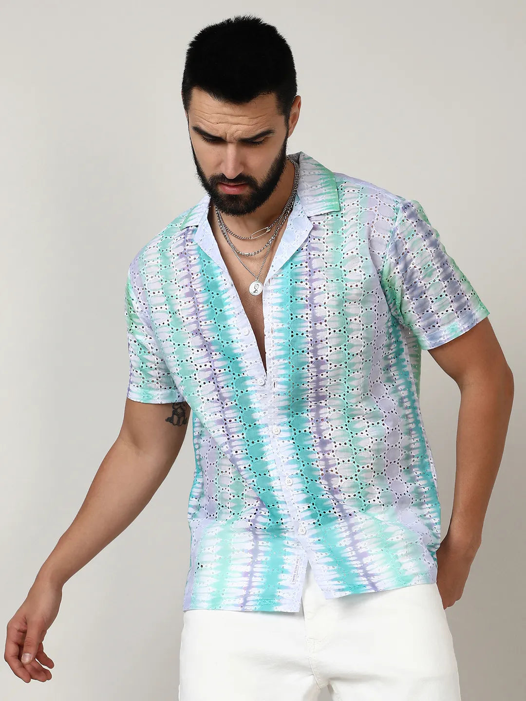 Horizontal Tie-Dye Shirt