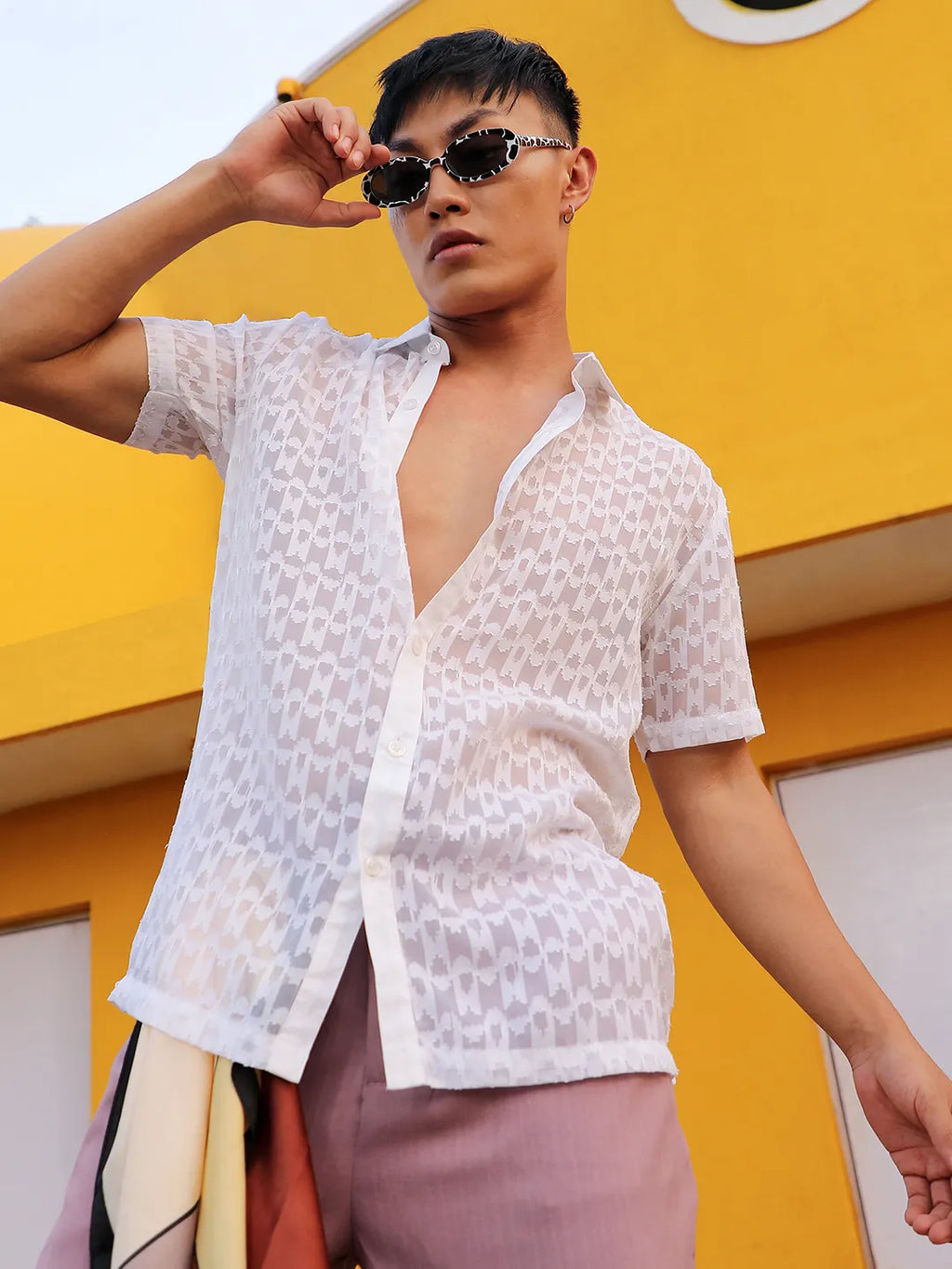 Self-Design Block Shirt