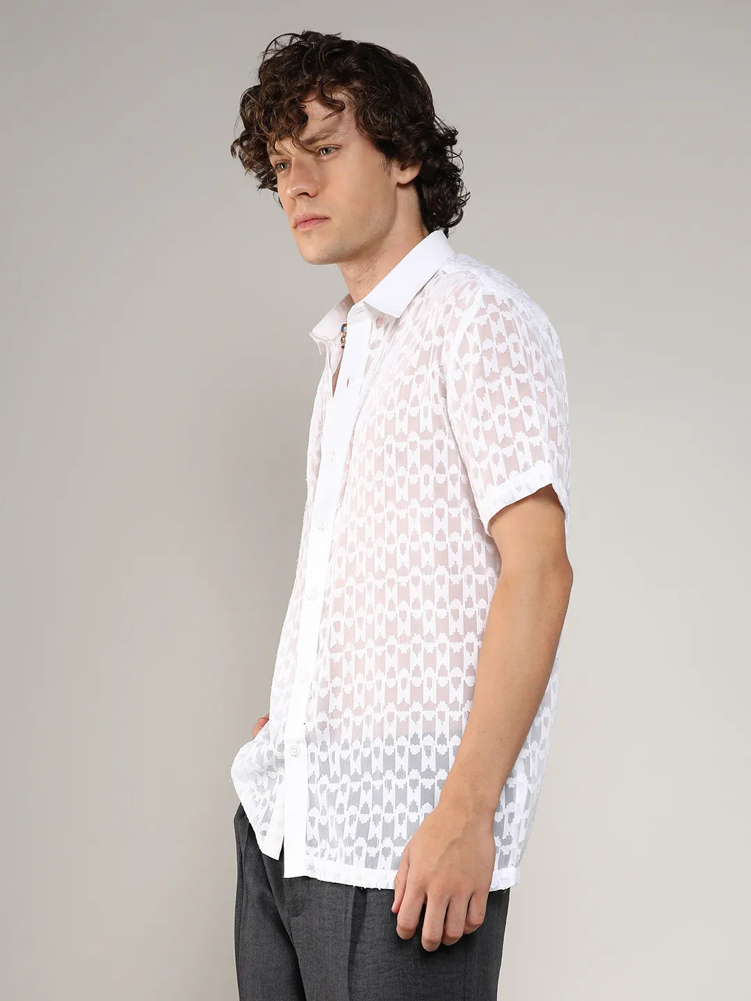 Self-Design Block Shirt