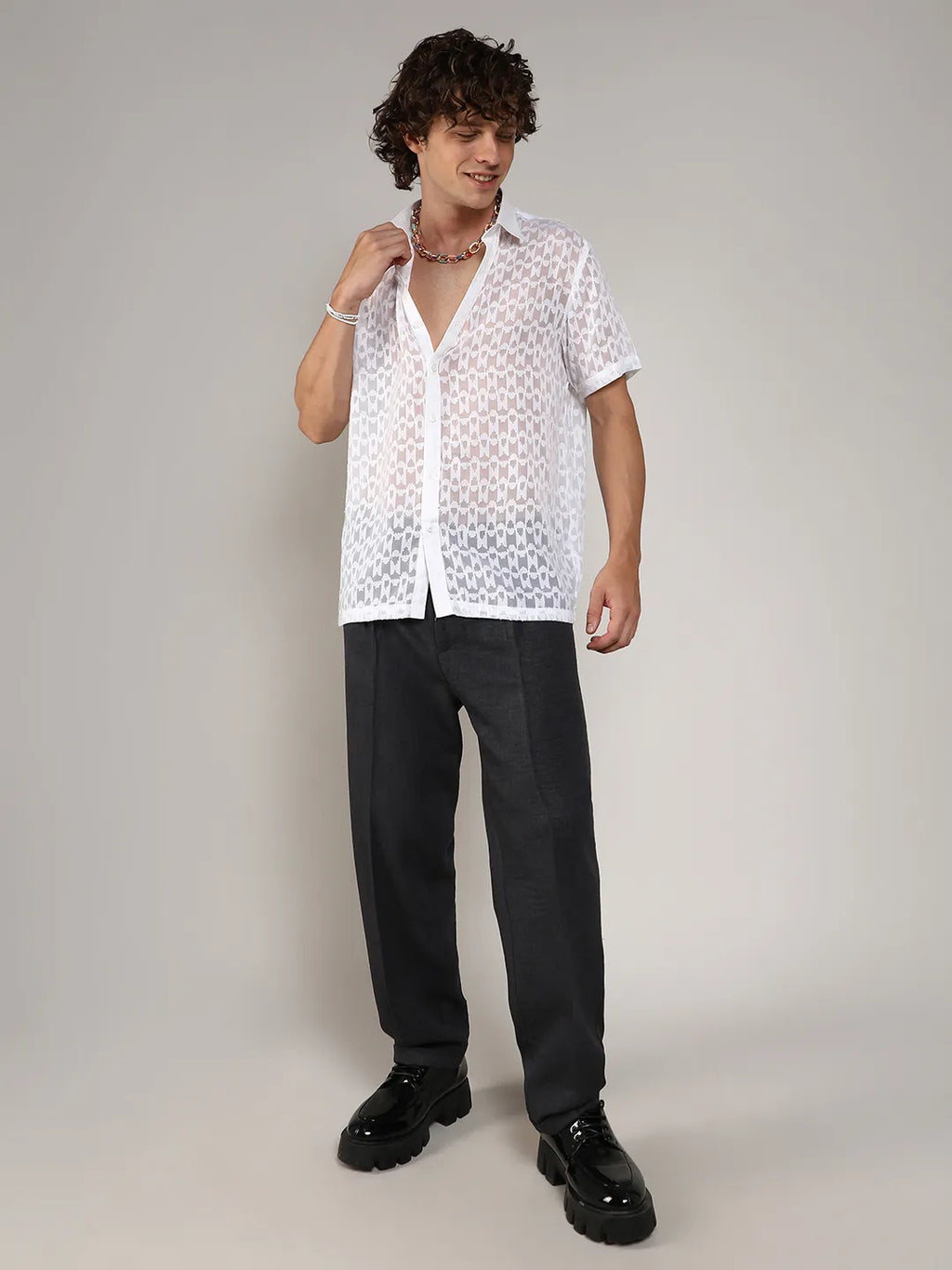 Self-Design Block Shirt