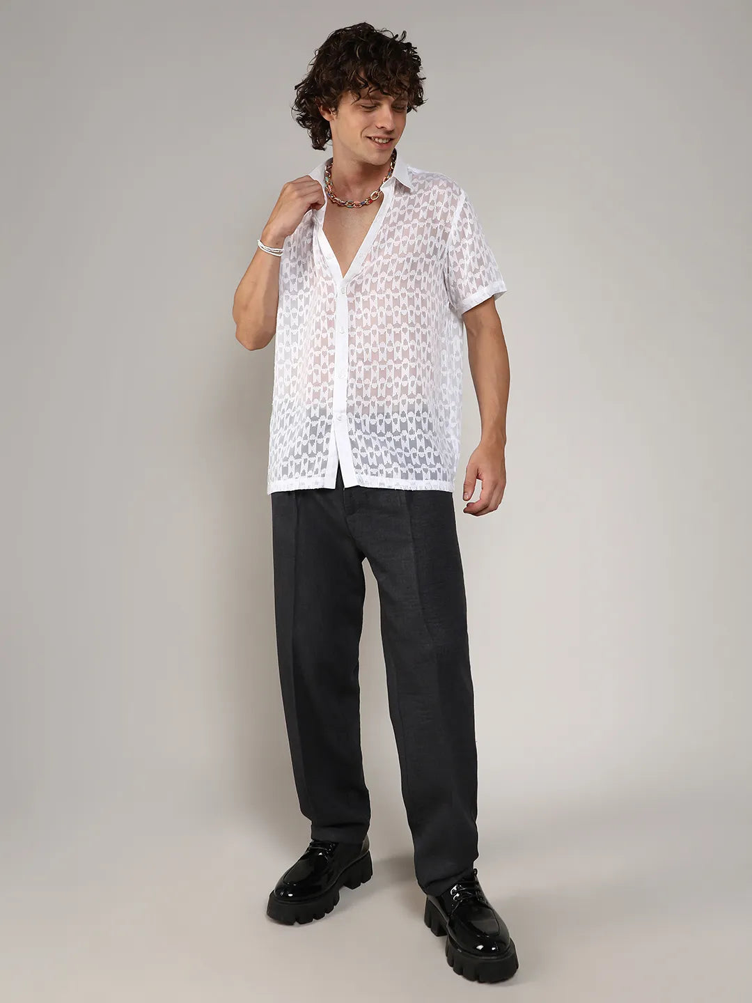 Self-Design Block Shirt