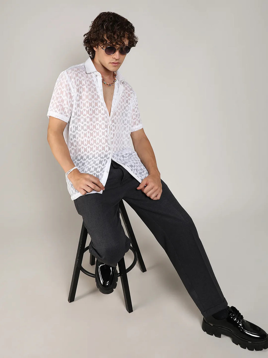 Self-Design Block Shirt