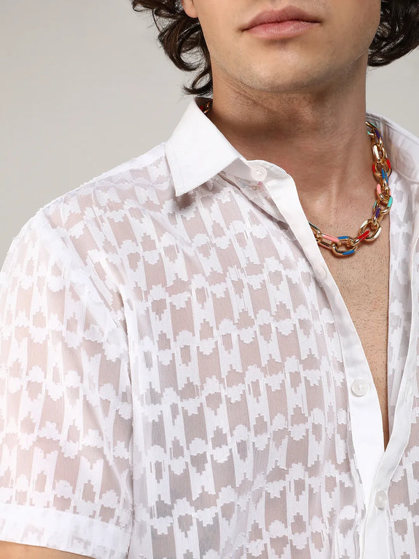 Self-Design Block Shirt