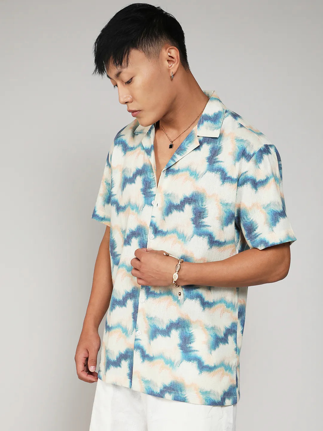 Ombre Lined Shirt