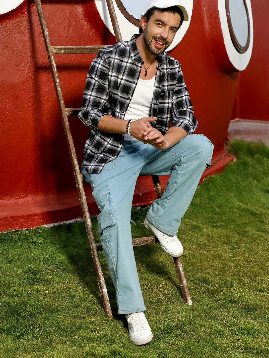 Brushed Buffalo Check Shirt XL - Main Image