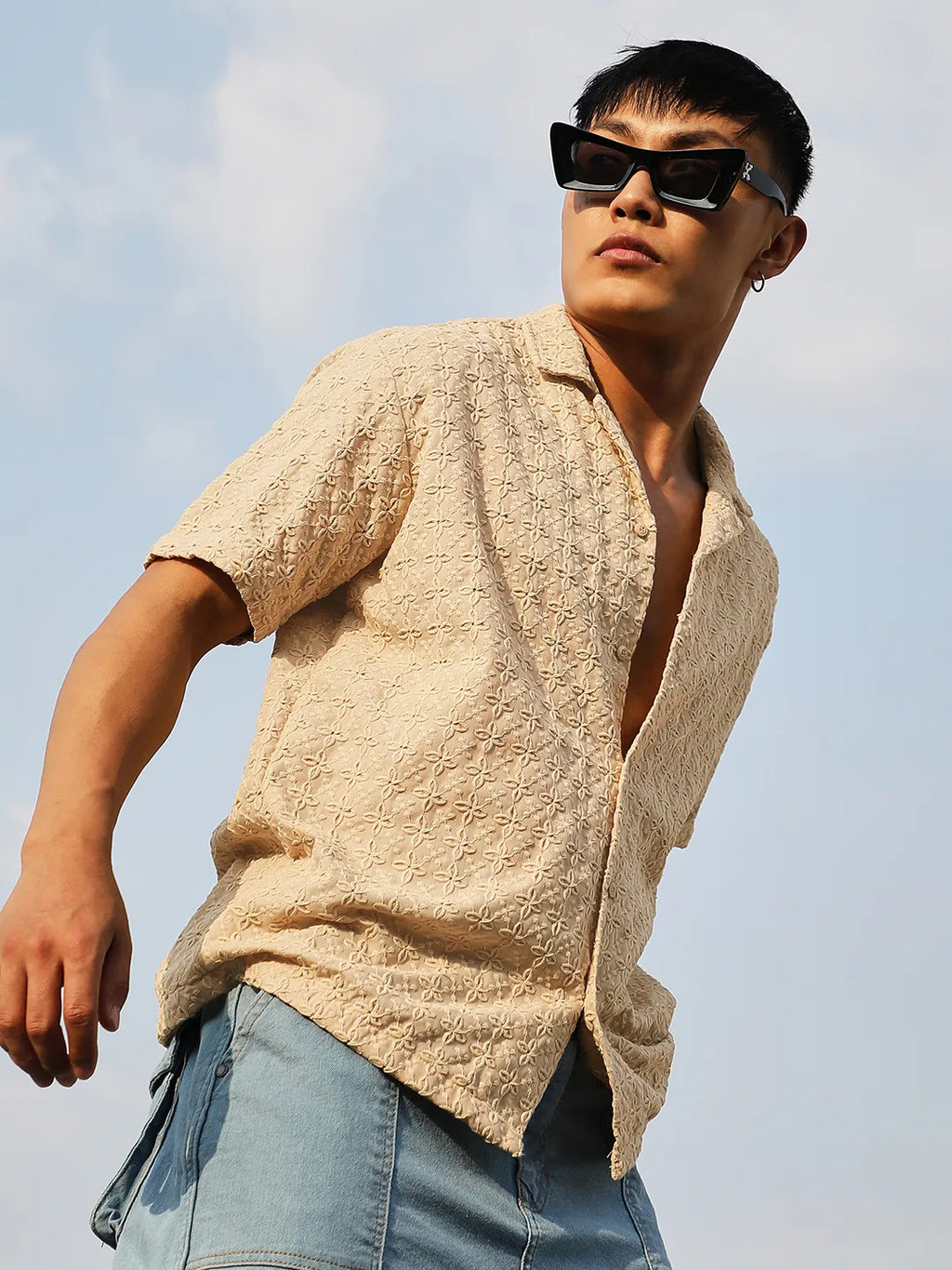 Embroidered Flora Shirt