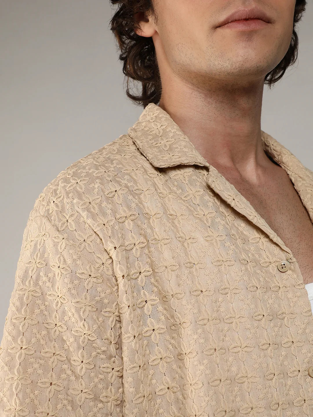 Embroidered Flora Shirt