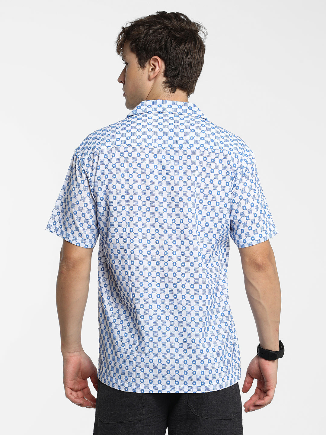 Embroidered Checkered Shirt