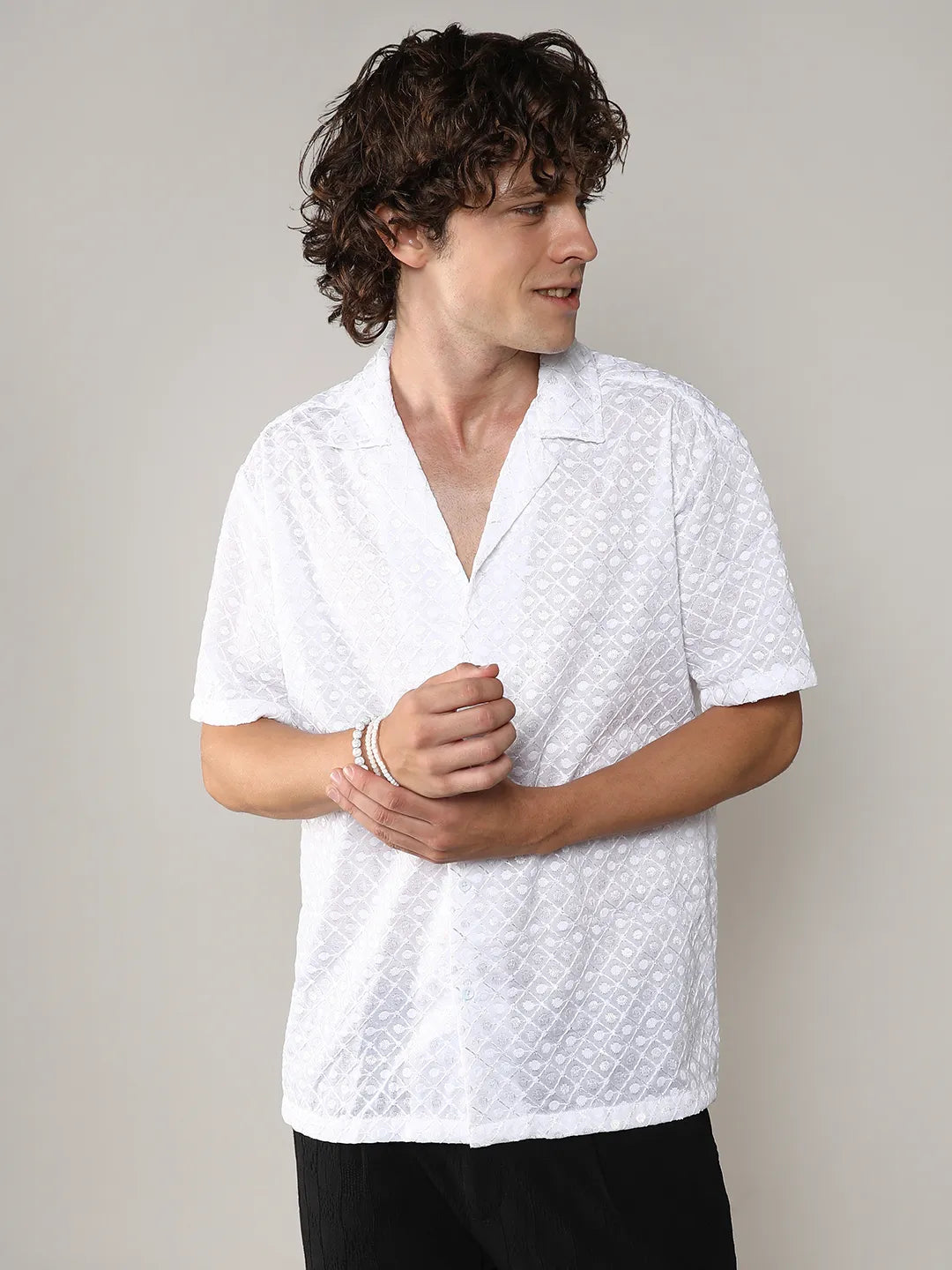 Embroidered Circular Shirt