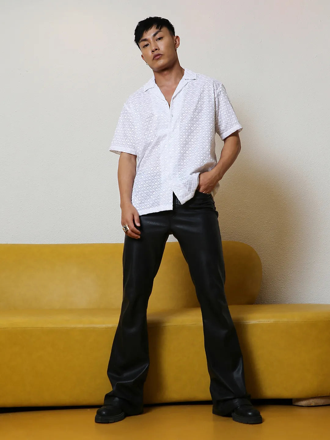 Embroidered Circular Shirt