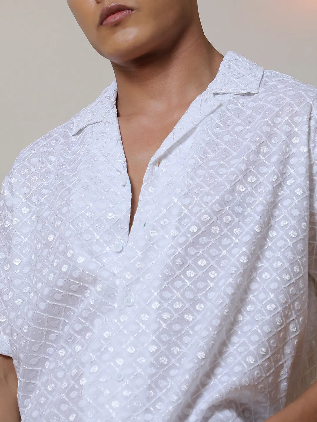 Embroidered Circular Shirt