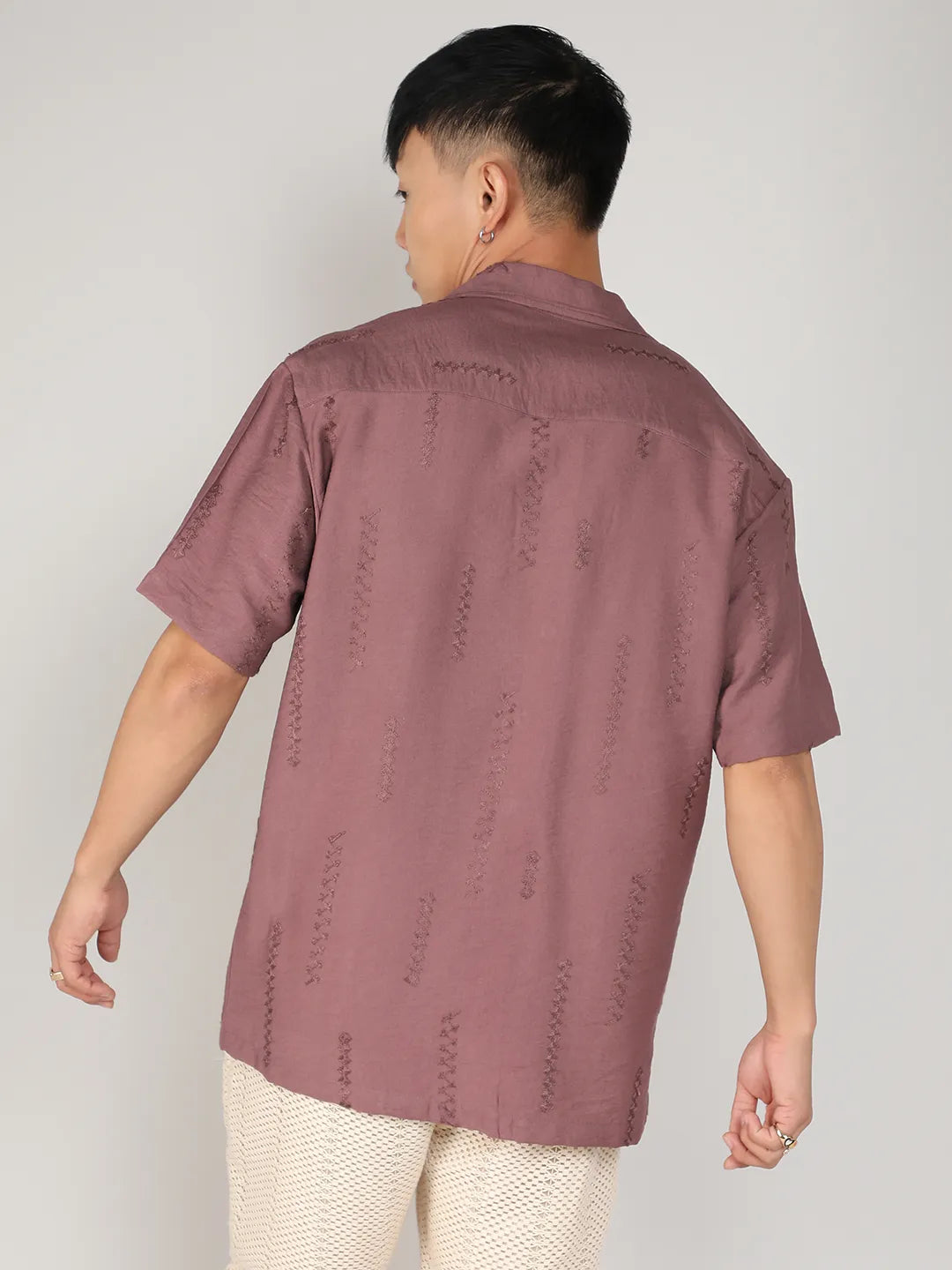 Embroidered Twist Shirt