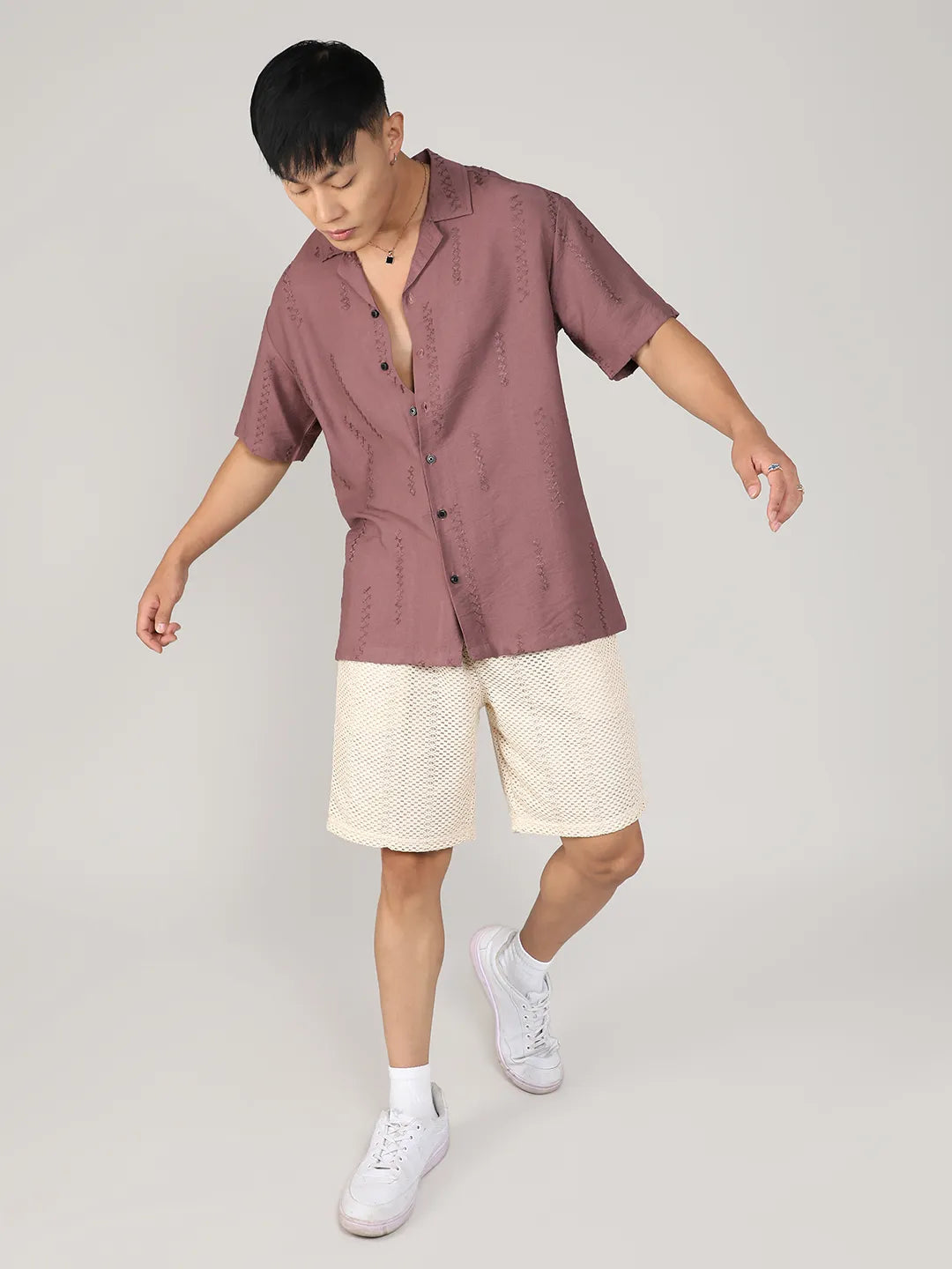 Embroidered Twist Shirt