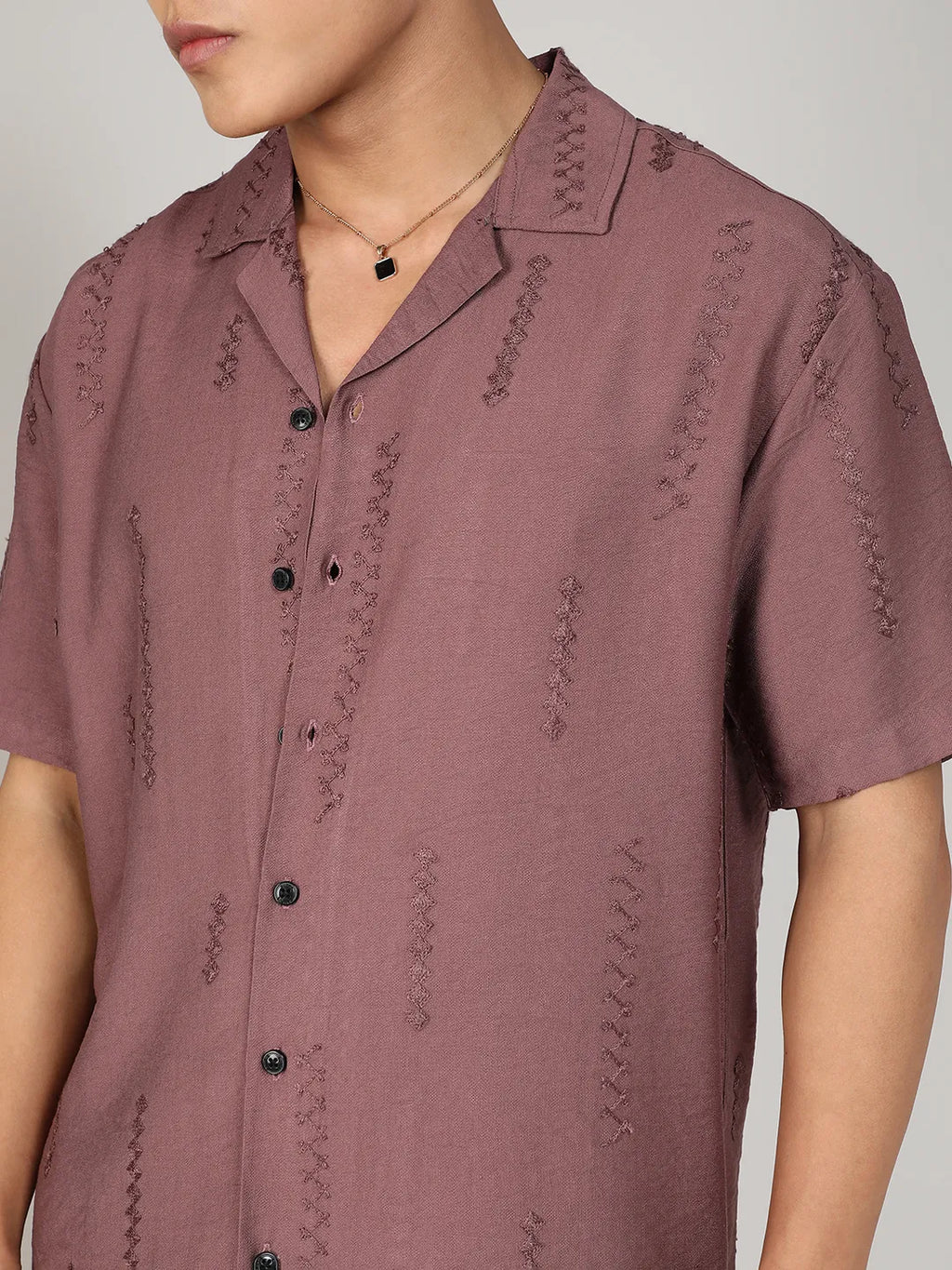 Embroidered Twist Shirt