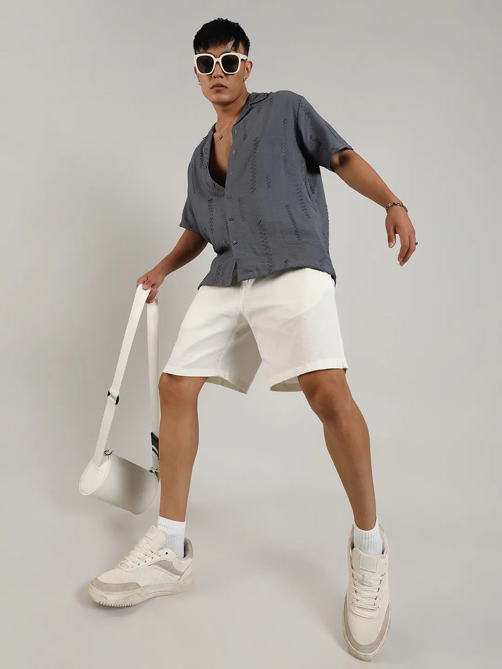 Embroidered Twist Shirt