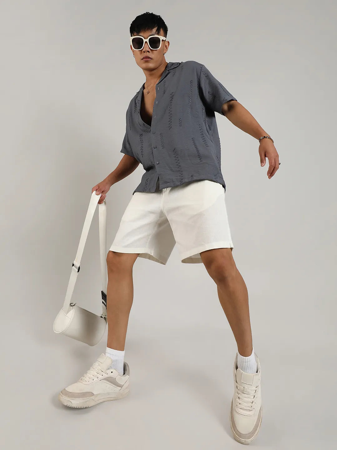 Embroidered Twist Shirt