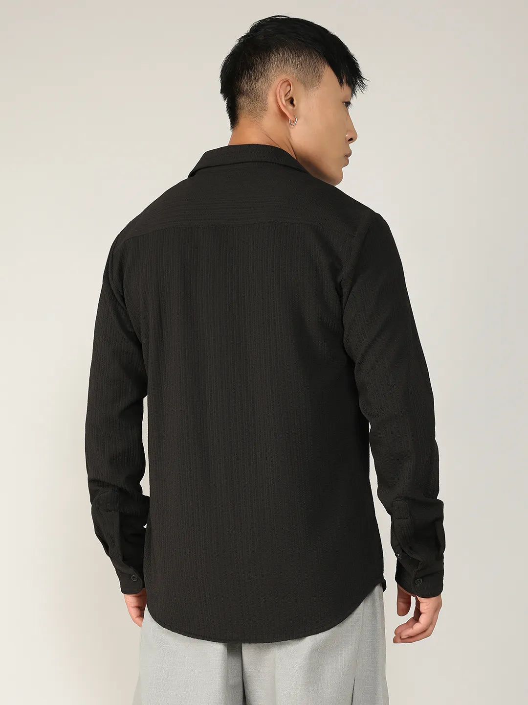 Stripe-Creased Shirt