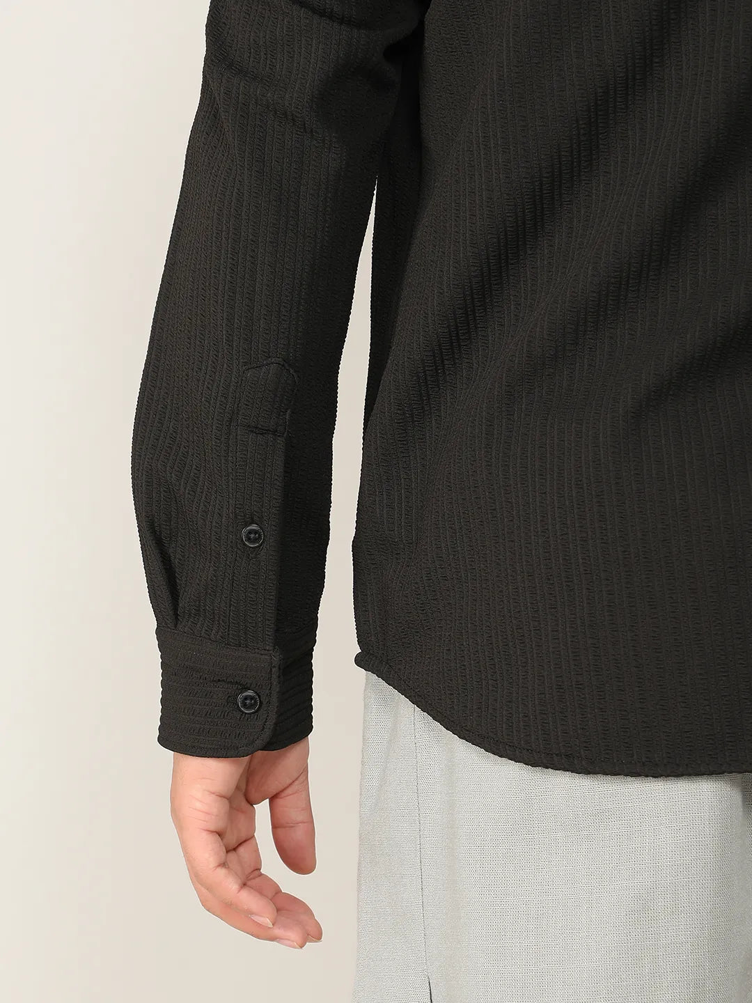 Stripe-Creased Shirt