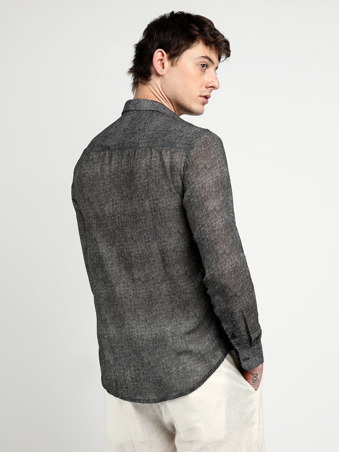 Gauzy Heathered Shirt