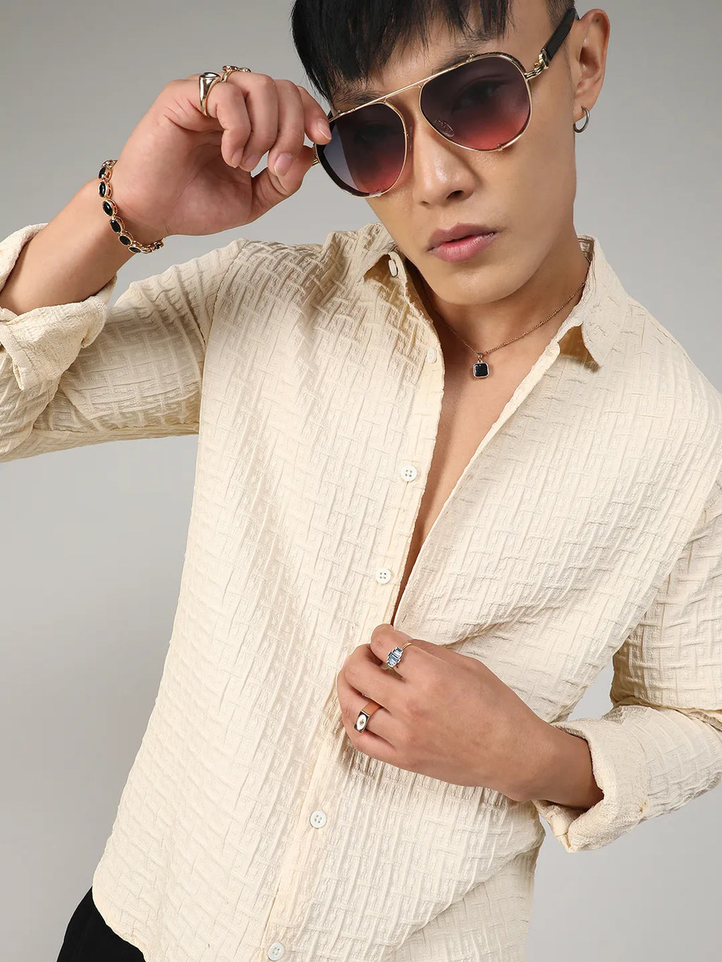 Textured Weave Shirt