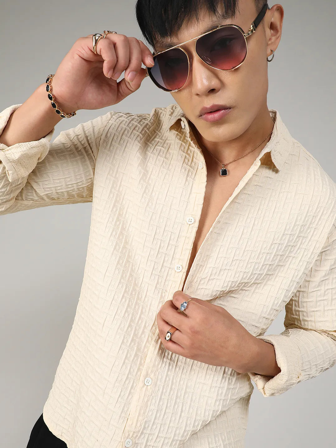 Textured Weave Shirt