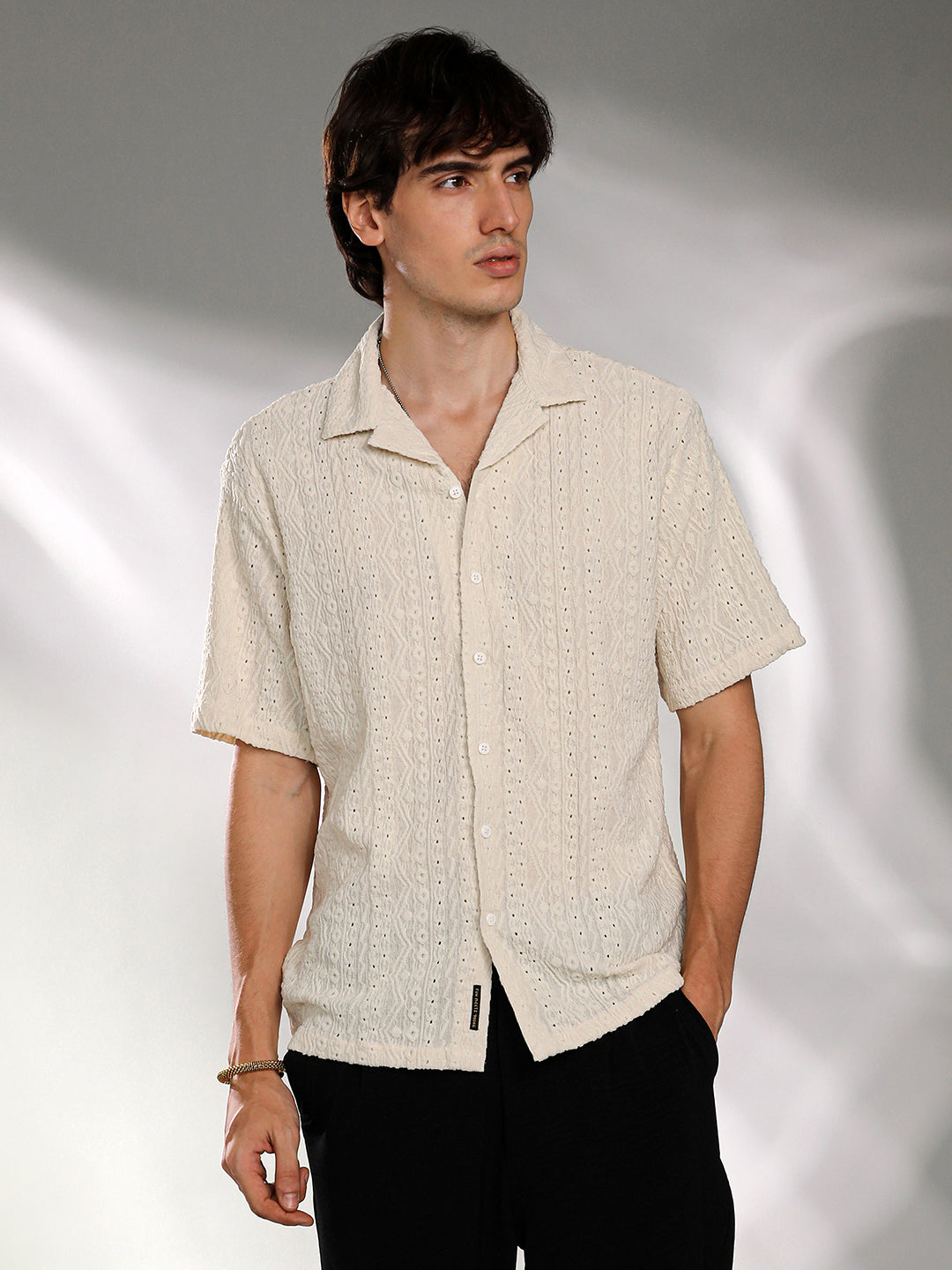 Aztec-Textured Shirt