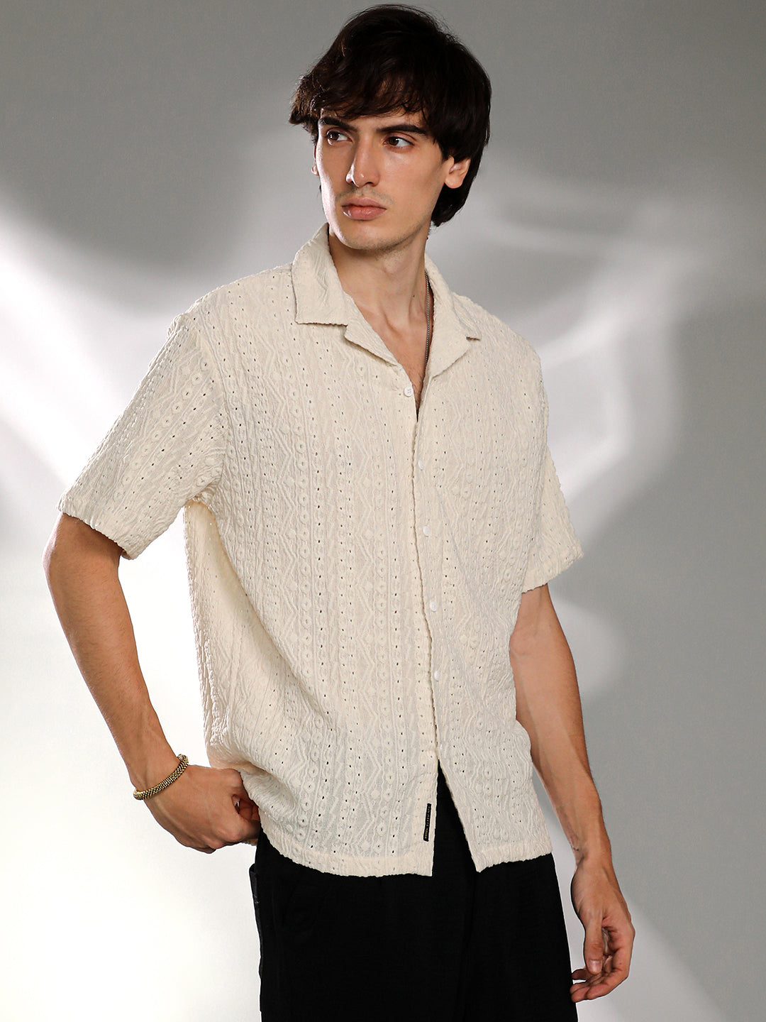 Aztec-Textured Shirt