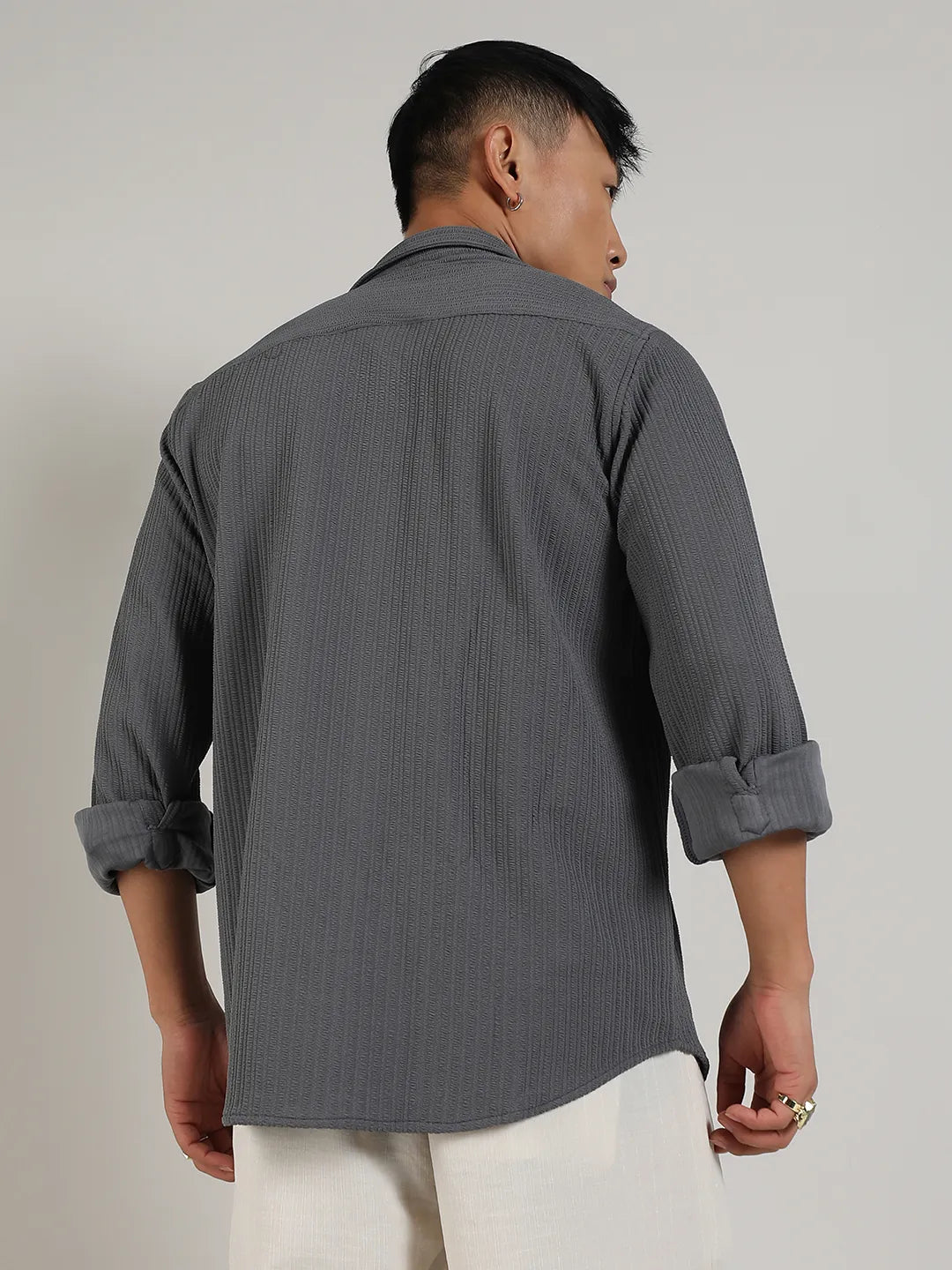 Stripe-Creased Shirt