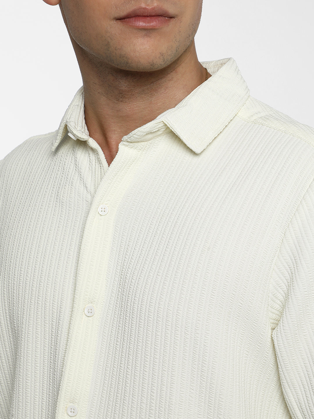 Stripe-Creased Shirt