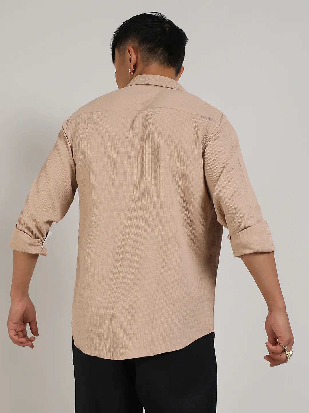 Textured Interweave Shirt