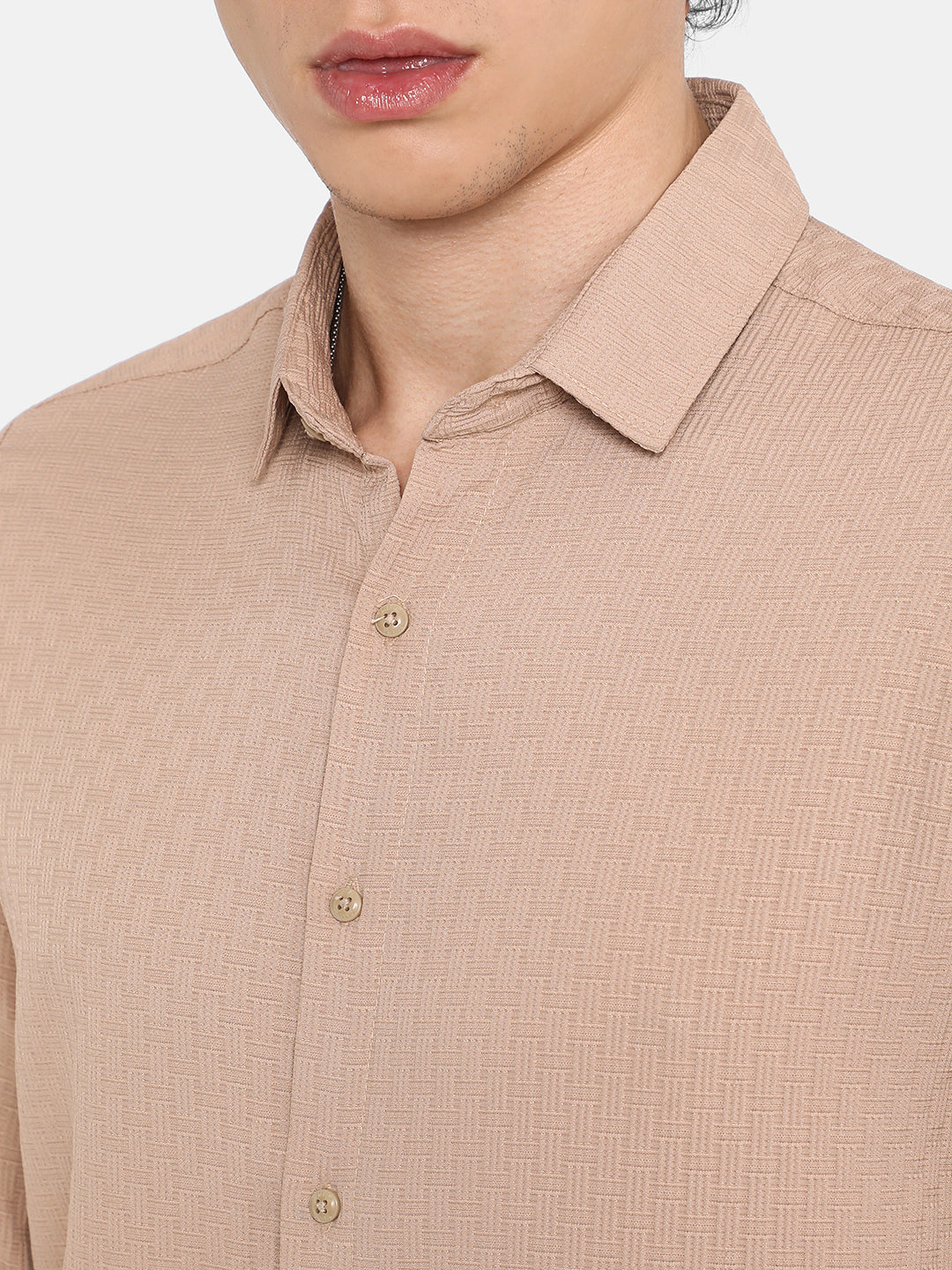 Textured Interweave Shirt
