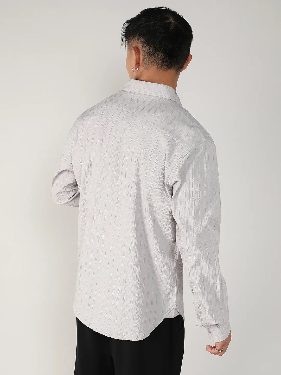 Textured Ruched Shirt